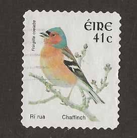Ierland; 1423a Inheemse vogels, Verzenden, Ierland, Gestempeld