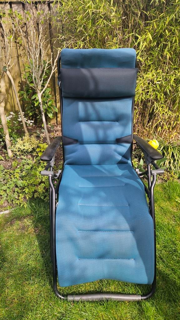 Relaxstoel Lafuma Futura BeComfort zero gravity, Ophalen, Gebruikt, Textileen, Verstelbaar