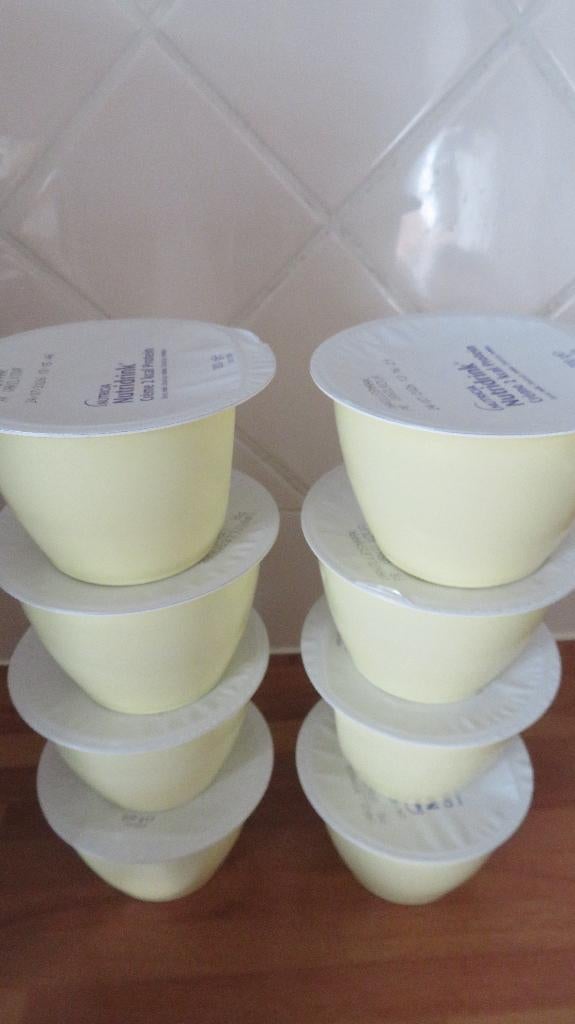 dieetvoeding toetjes  VANILLE  smaak 8 stuks, Ophalen of Verzenden