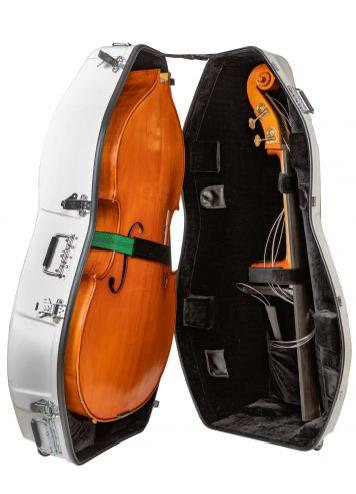 3/4 Reisbas met koffer, Muziek en Instrumenten, Strijkinstrumenten | Contrabassen, Nieuw, Met koffer, Ophalen
