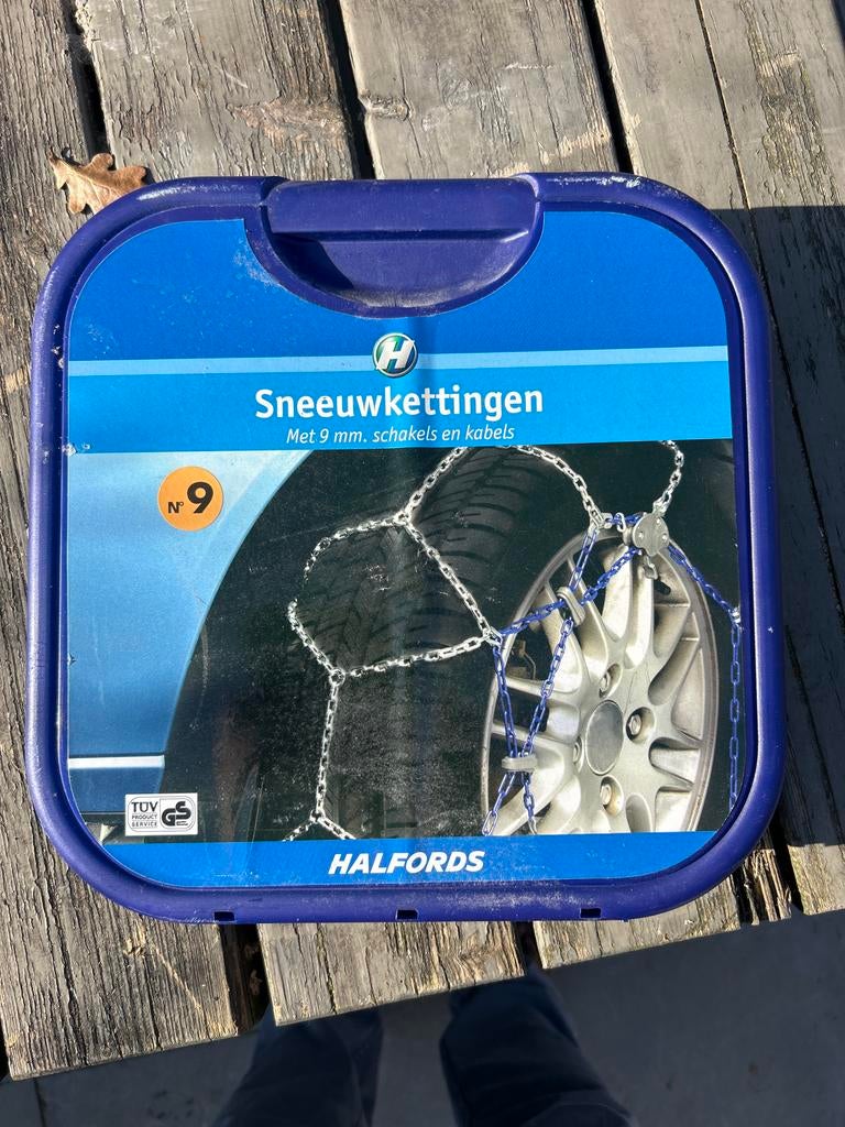 Halfords Sneeuwkettingen - Maat 9 (diverse bandenmaten), Auto diversen, Sneeuwkettingen, Ophalen, Nieuw