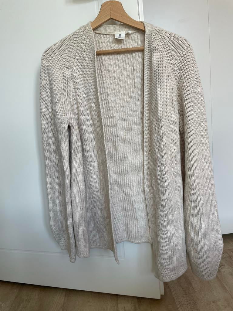 Knit-ted Essentials gebreid vest maat L, Ophalen of Verzenden, Gedragen, Maat 42/44 (L), Beige