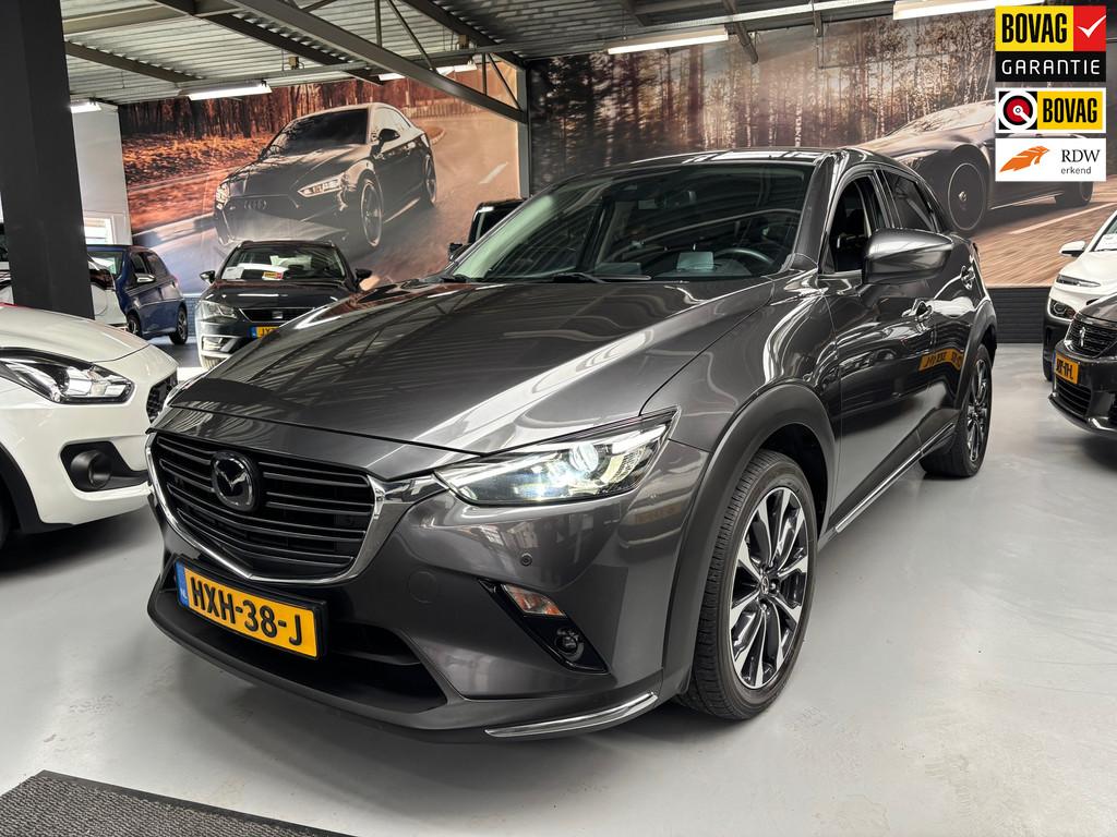 Mazda CX-3 2.0 SkyActiv-G 120 SkyLease Stoel+Stuurverwarming, Auto's, Mazda, 1998 cc, Gebruikt, 4 cilinders, Leder en Stof