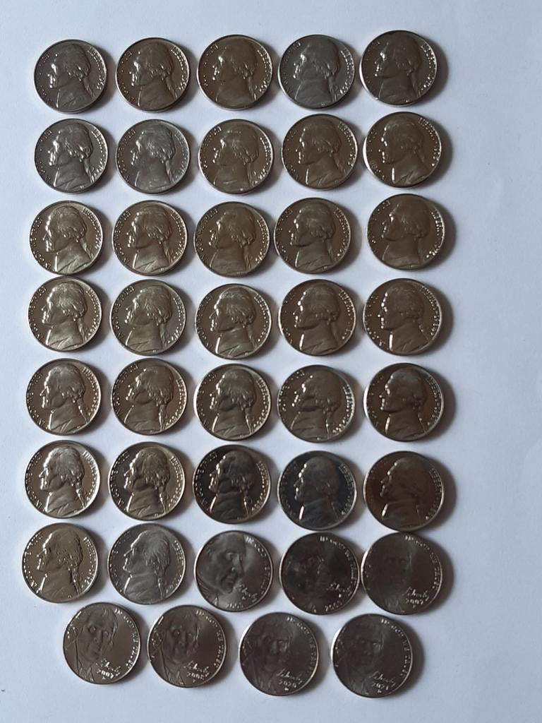 39 prachtige jefferson five cents kk f.23.4, Ophalen, Noord-Amerika