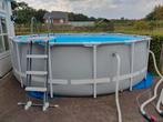 Zeer compleet rond Intex zwembad 457 x 122 cm met warmtepomp, Rond, 300 cm of meer, Ophalen, 120 cm of meer