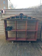 Gratis af te halen: Houten tuinkast/houtopslag op wielen, Ophalen, Gebruikt