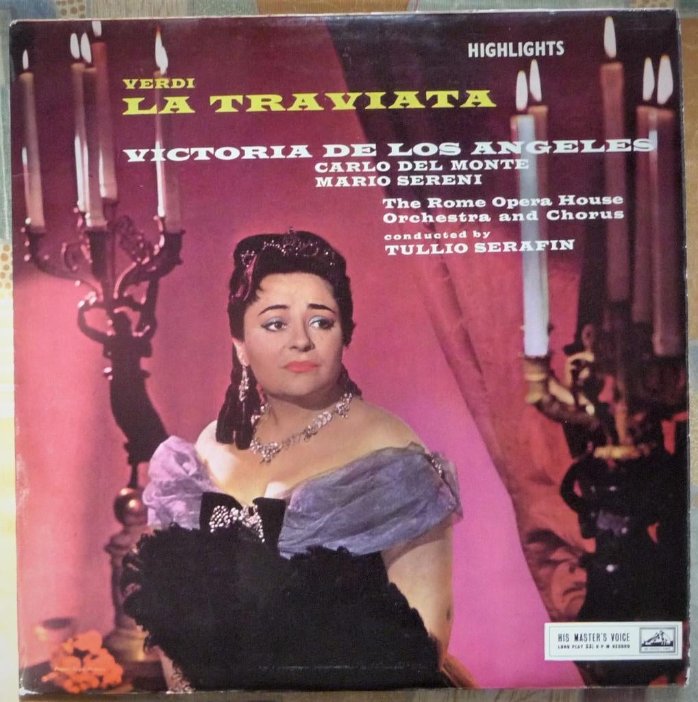 Verdi - La Traviata,  Highlights, Ophalen of Verzenden, Kamermuziek, Gebruikt, 12 inch