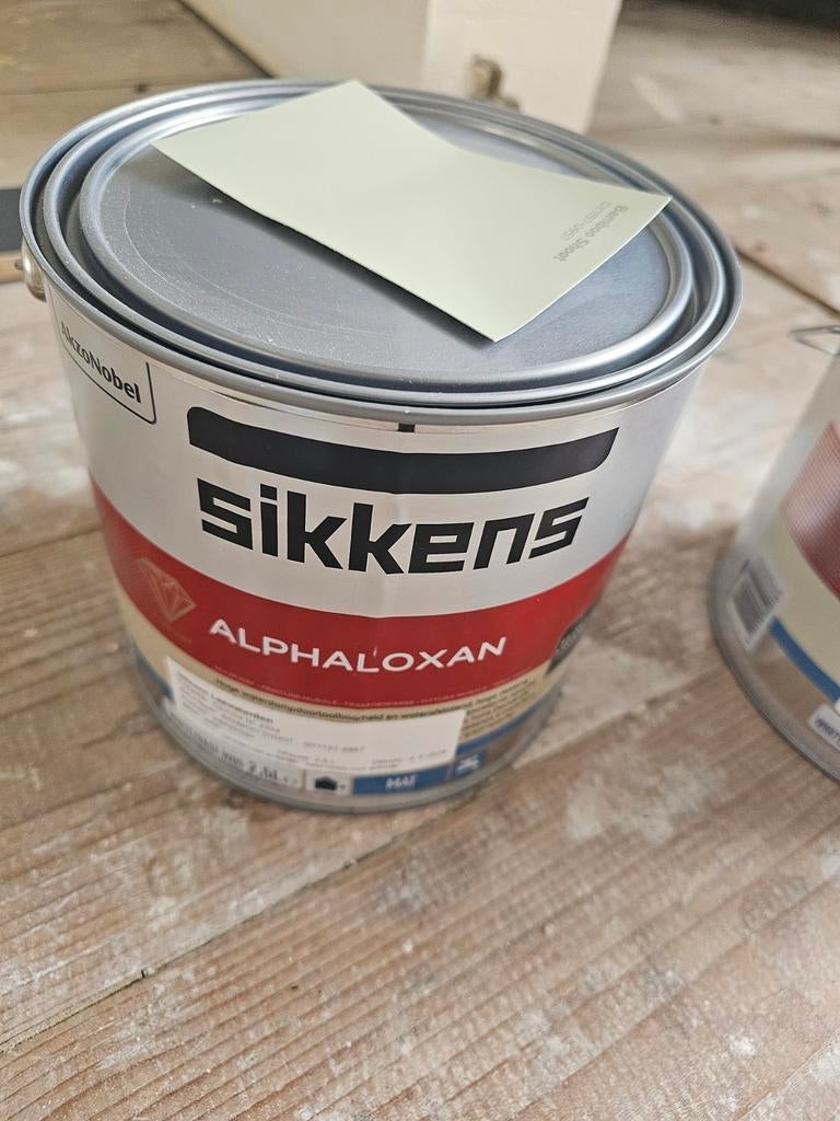 Sikkens Alphaloxan 2,5L Bamboo Shoot - Ongeopend Buitenverf, Ophalen