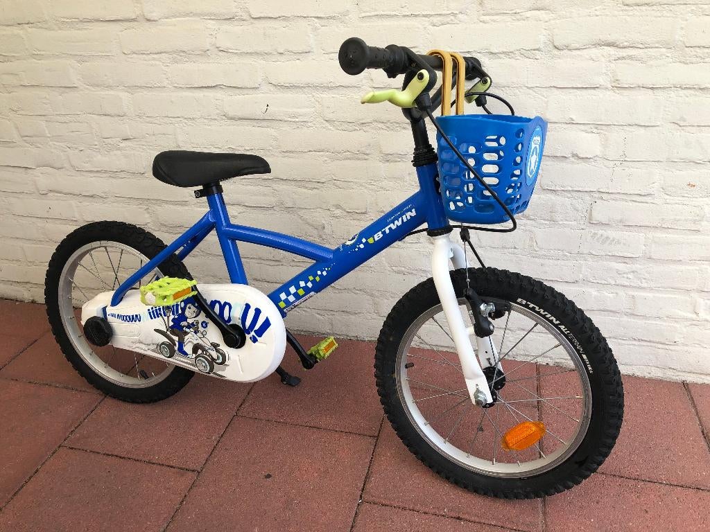 LEUKE BTWIN 16 inch POLITE Jongensfiets, Fietsen en Brommers, Fietsen | Kinderfietsjes, Ophalen, Gebruikt, 16 tot 20 inch, BTWIN