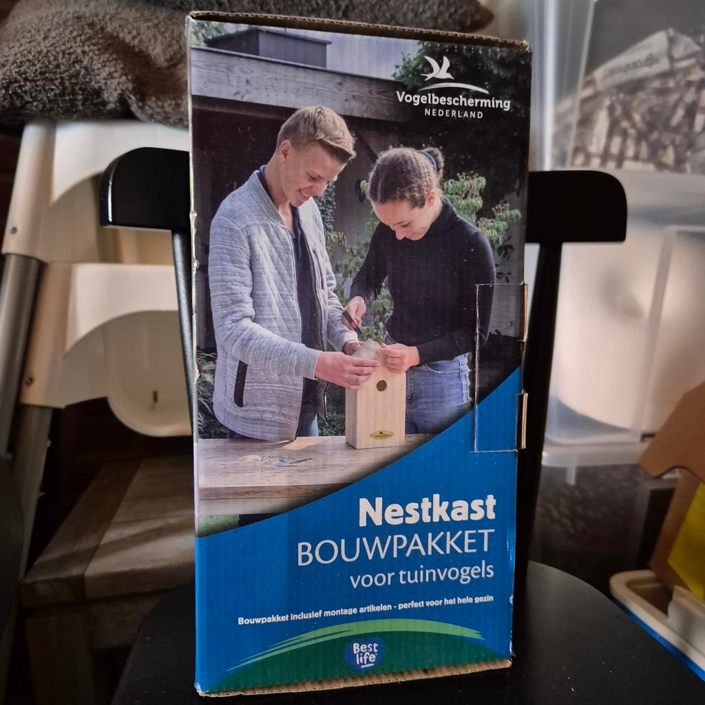 NIEUW Bouwpakket nestkastje Vogelbescherming, Ophalen of Verzenden, Nieuw