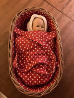 Corolle popje in rotan reiswiegje 42 cm poppenwieg, Kinderen en Baby's, Speelgoed | Poppen, Ophalen of Verzenden, Zo goed als nieuw