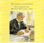 SCHWEITZERIANA Bach transcriptions CD ERASMUS NIEUWSTAAT, Cd's en Dvd's, Ophalen of Verzenden, Modernisme tot heden, Zo goed als nieuw