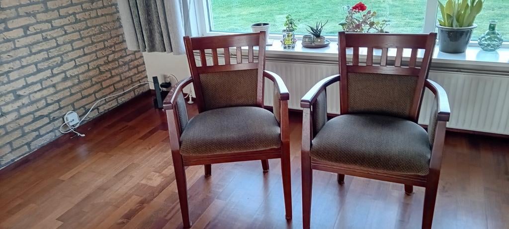 4 stoelen met leuningen, Antiek en Kunst, Ophalen