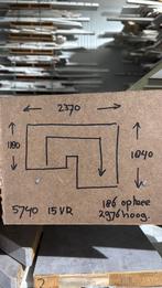 Halfslag trap 2976 hoog dichte, Doe-het-zelf en Verbouw, Ophalen, Zo goed als nieuw, 2 tot 4 meter