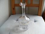 BOHEEMS GLAZEN KARAFJE, NO 7, PONTILMERK, Ophalen of Verzenden