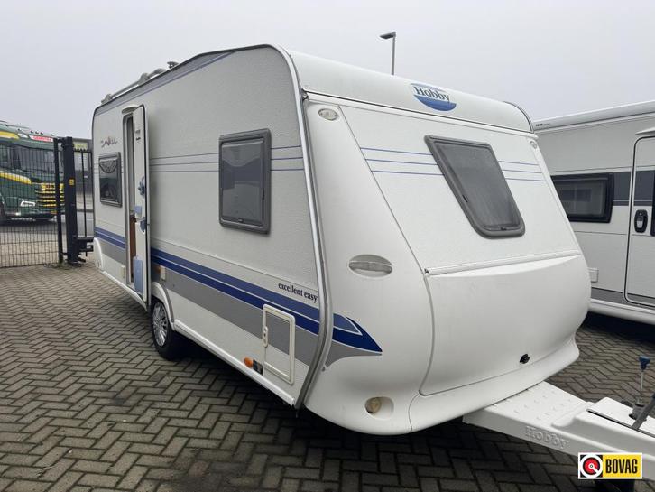 Hobby Excellent 460 UFE 2e paasdag open, Caravans en Kamperen, Caravans, Bedrijf, tot en met 4, 1000 - 1250 kg, Rondzit, Hobby