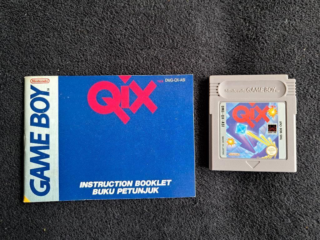 Nintendo gameboy Classic DMG-01 Qix, Spelcomputers en Games, Games | Nintendo Game Boy, Gebruikt, Verzenden, 1 speler, Platform