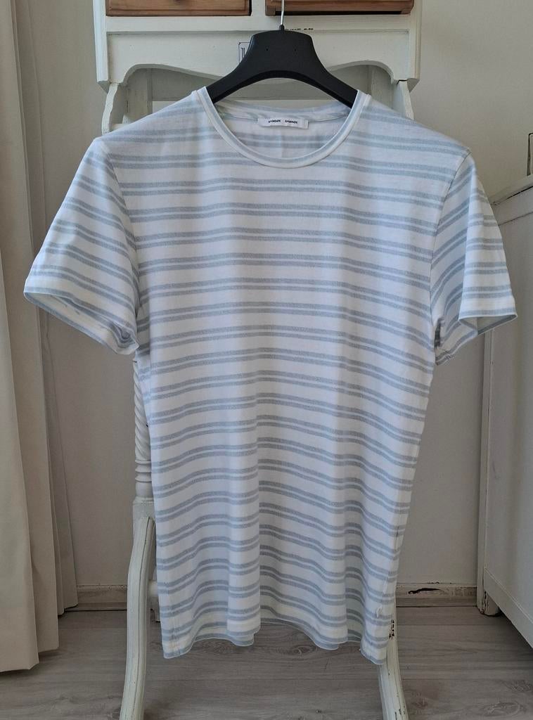 Samsoe Samsoe shirt mt. L, Wit, Samsoe, Zo goed als nieuw, Verzenden