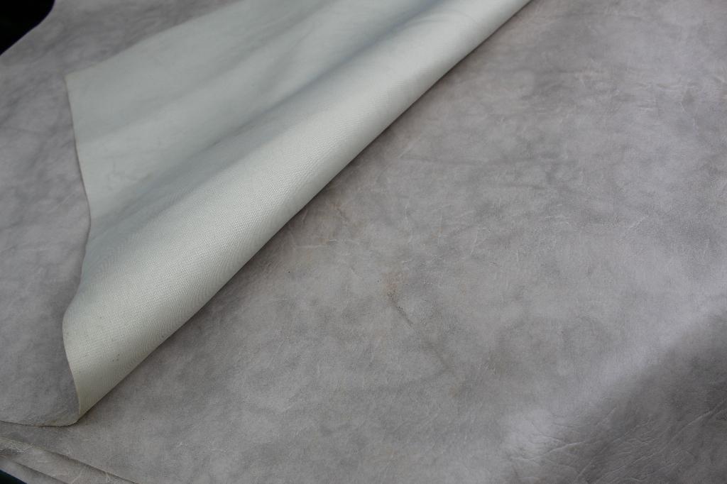 skai - 9 stukken neppe leer - Industriele kwaliteit skai, Hobby en Vrije tijd, Stoffen en Lappen, Beige, Leer of Kunstleer, Nieuw