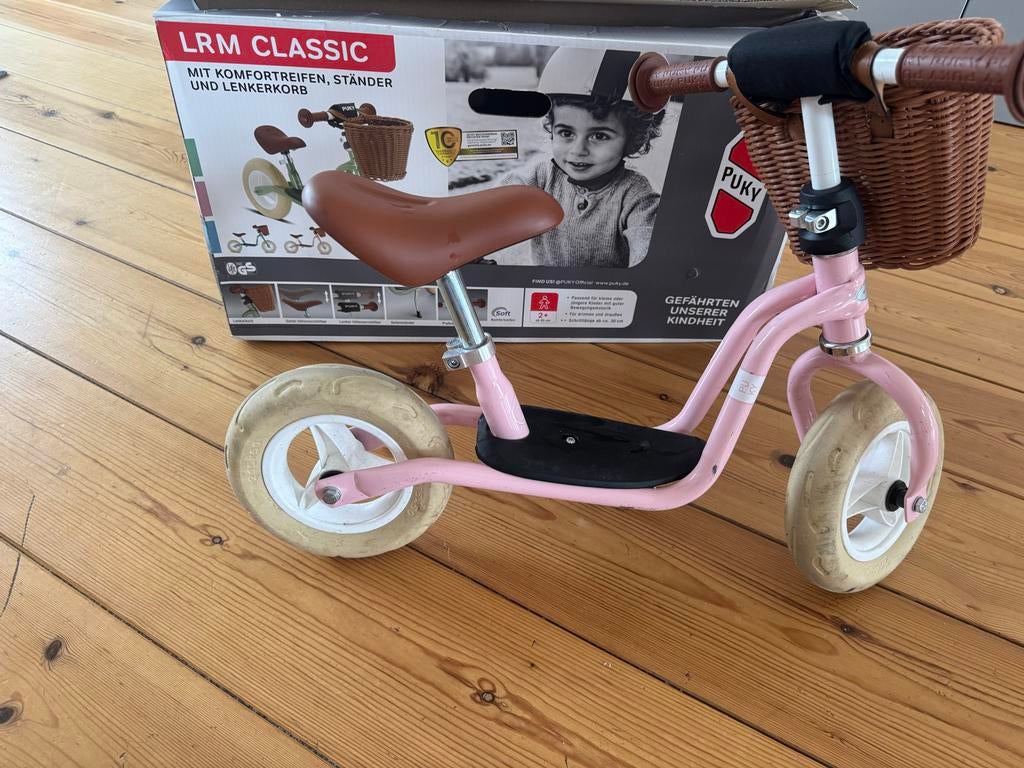 Puky loopfiets roze met mandje, Fietsen en Brommers, Fietsen | Kinderfietsjes, Ophalen of Verzenden, Gebruikt, Minder dan 16 inch