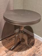 Aluminium bijzettafel wijntafel, Ophalen, Minder dan 55 cm, Metaal of Aluminium, Rond