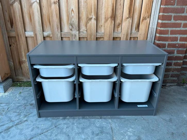 Ikea trofast kast - speelgoed - grijs, Huis en Inrichting, Kasten | Overige, Gebruikt, Ophalen