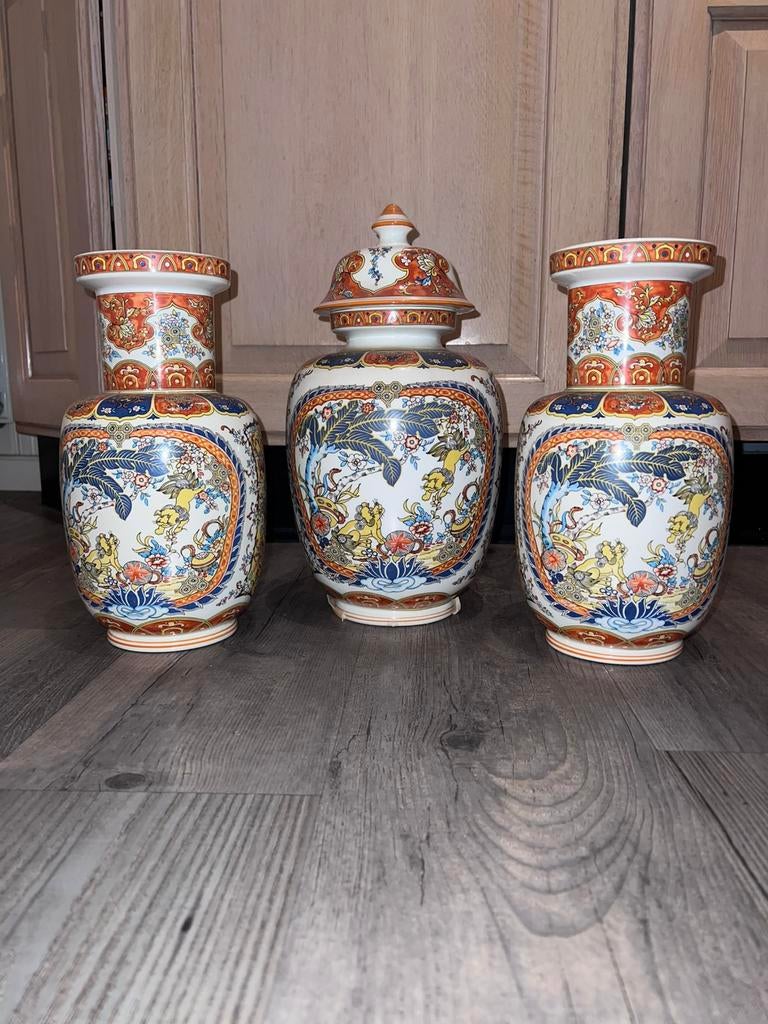 Kaststel chinese vazen, Ophalen