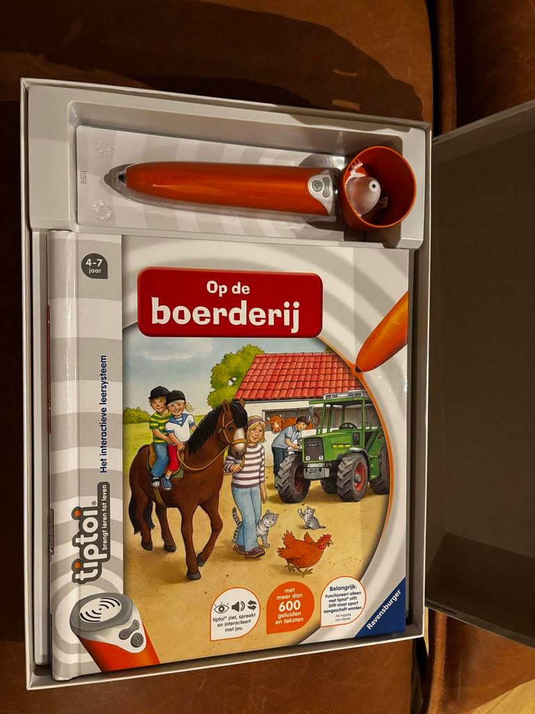 Ravensburger Tiptoi starterset Ontdek de boerderij, Kinderen en Baby's, Speelgoed | Educatief en Creatief, Nieuw, Ontdekken, Met geluid
