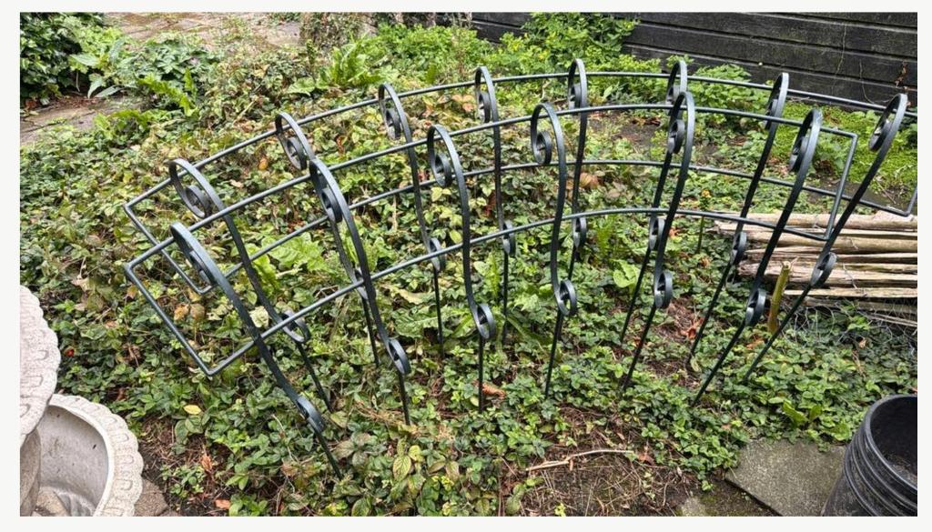 Sierhekwerk  van gietijzer voor in de tuin, Ophalen, Zo goed als nieuw, Overige typen