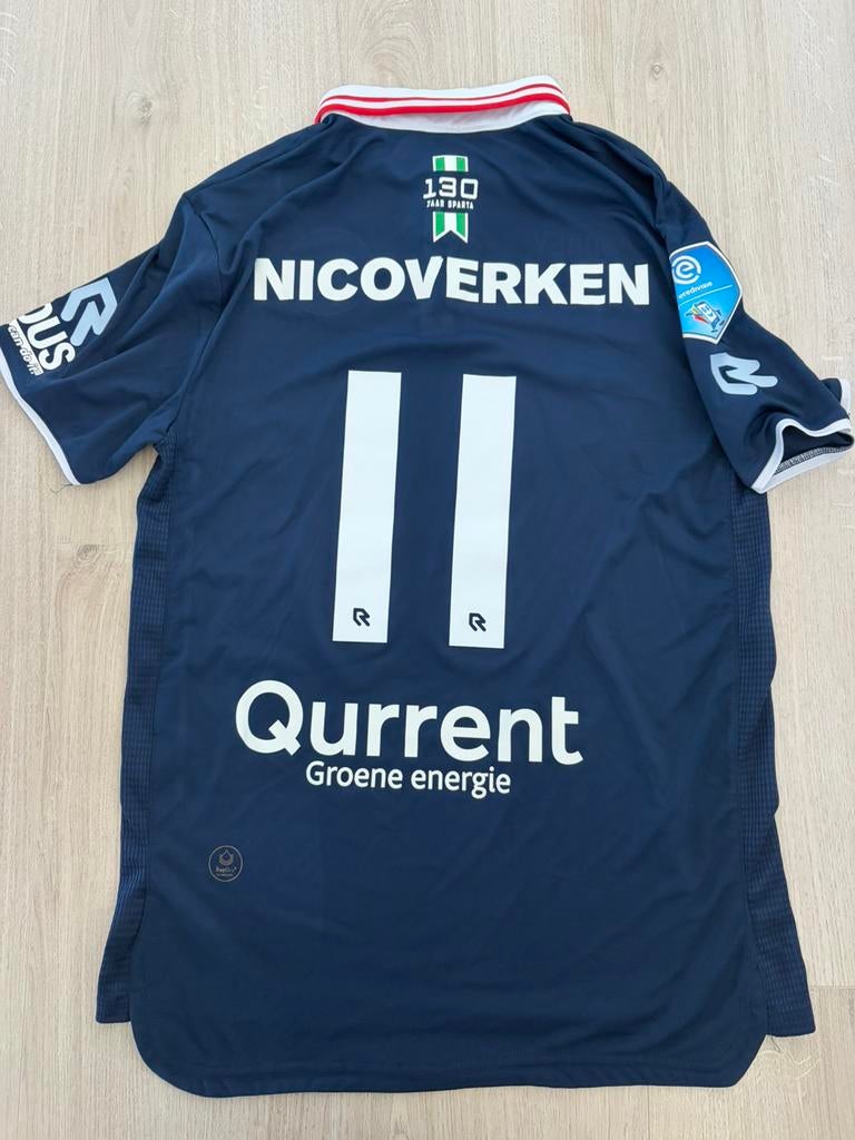 Sparta Rotterdam 17/18 Ahannach matchworn match worn shirt, Ophalen of Verzenden, Zo goed als nieuw, Sparta, Shirt