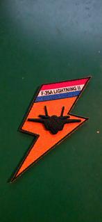 F35 patch, Ophalen of Verzenden, Luchtmacht, Nederland, Embleem of Badge