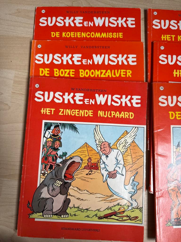 8 Suske en Wiske stripalbums - Diverse titels, Meerdere stripboeken, Ophalen of Verzenden, Gelezen
