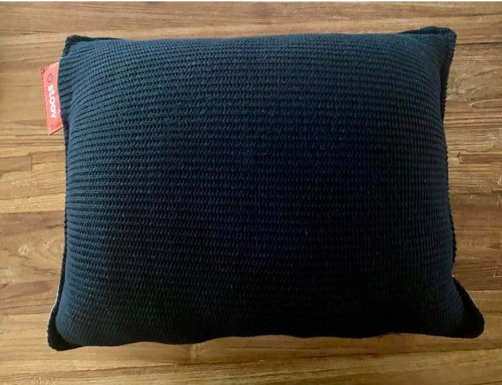 Origineel STOOV warmtekussen - zwart/grijs - 40 x 50 cm, Huis en Inrichting, Ophalen of Verzenden, Zo goed als nieuw