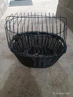 Hondenmand voor fiets of bromfiets - Zwart, Fietsen en Brommers, Ophalen, Gebruikt, Fietsmand