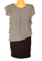 Rinascimento jurkje, jurk, Nero Abito Intero dress, Mt. L, Kleding | Dames, Jurken, Overige kleuren, Verzenden, Zo goed als nieuw