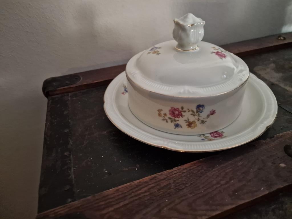 Oude brocante botervloot, Ophalen of Verzenden, Overige stijlen, Overige typen