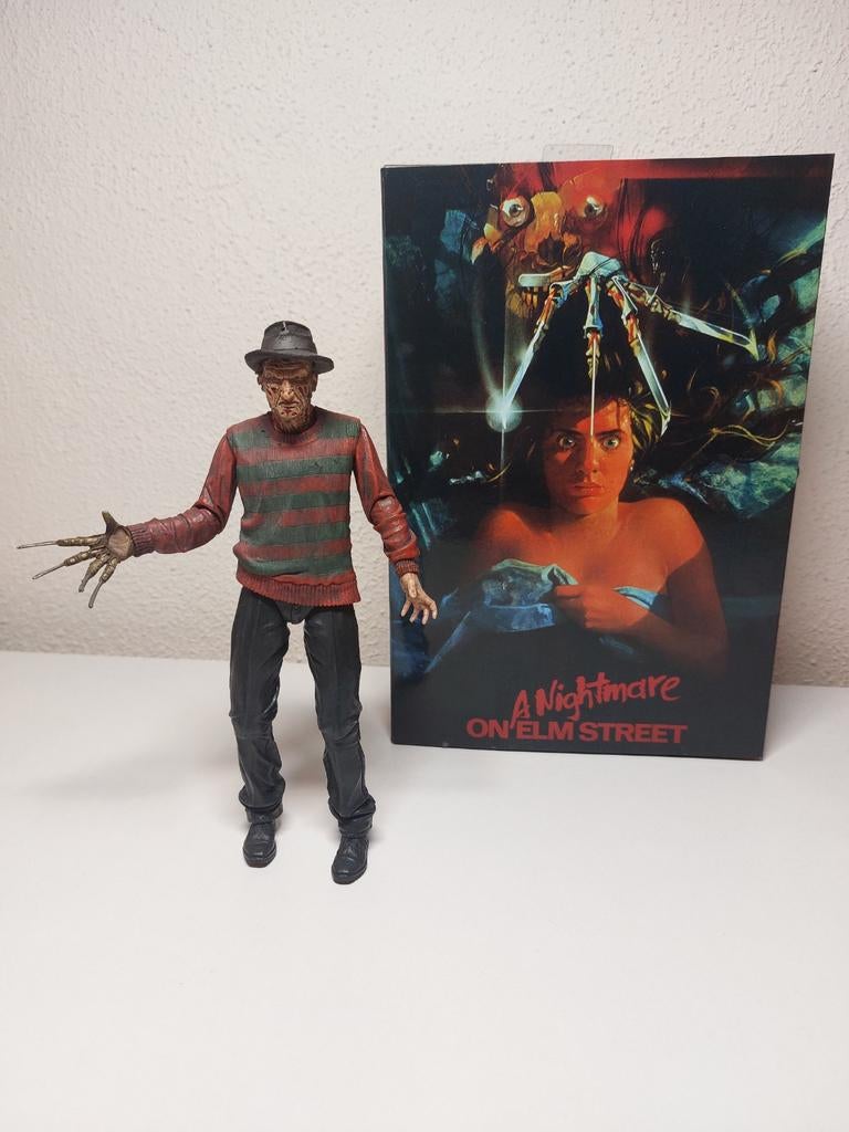 Neca Freddy Krueger figuur, Verzamelen, Poppetjes en Figuurtjes, Zo goed als nieuw, Ophalen of Verzenden