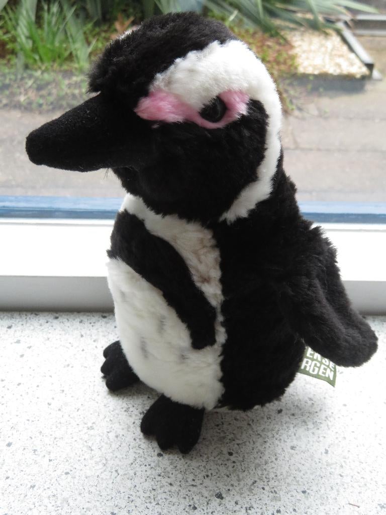 Pinguïn van de Beekse Bergen meet ca 23 cm zacht velours, Ophalen of Verzenden, Zo goed als nieuw, Overige typen