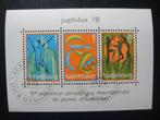 Postzegels Luxemburg 1978 blok Juphilux - cat.w. € 4,50., Ophalen of Verzenden, Luxemburg, Gestempeld
