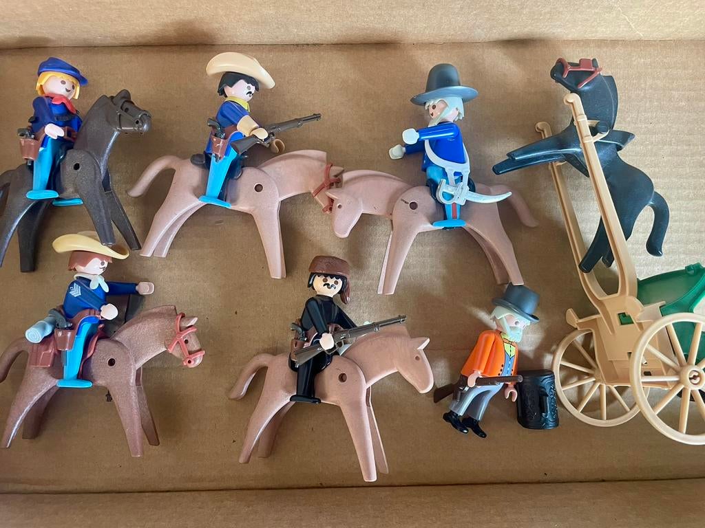 Playmobil Western - cavallerie (soldaten), Ophalen, Zo goed als nieuw