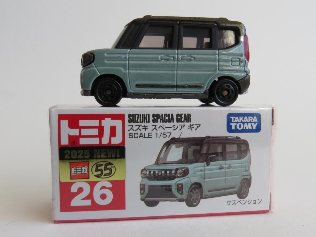 Tomica nr26 Suzuki Spacia Gear 1/57 3inch tomy, Ophalen of Verzenden, Nieuw, Auto