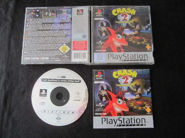 Crash Bandicoot 2 of 3 PS1 Playstation 1, Spelcomputers en Games, Games | Sony PlayStation 1, Gebruikt, 1 speler, Ophalen of Verzenden