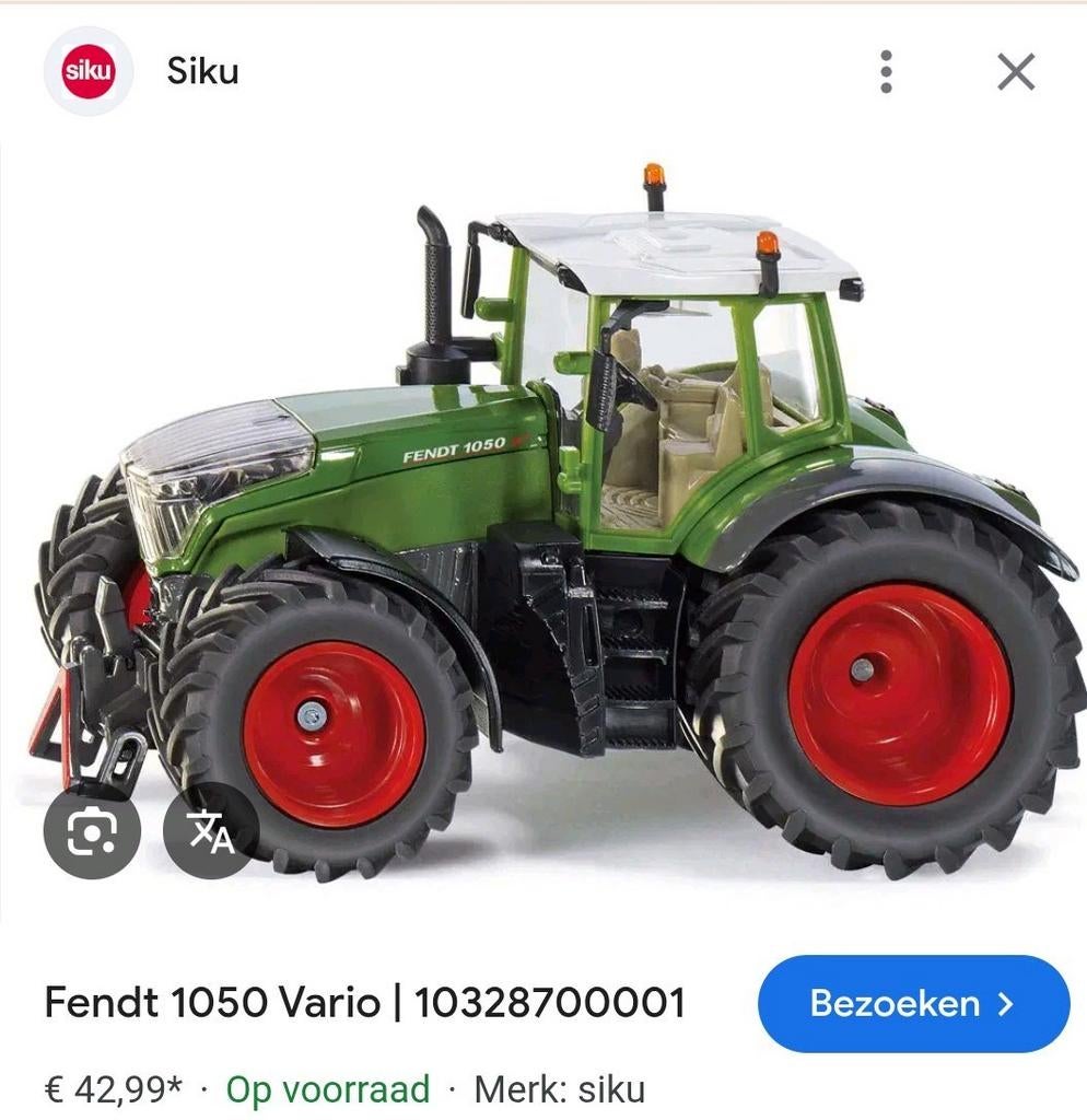 Siku Fendt, Ophalen of Verzenden, Zo goed als nieuw, Tractor of Landbouw, SIKU