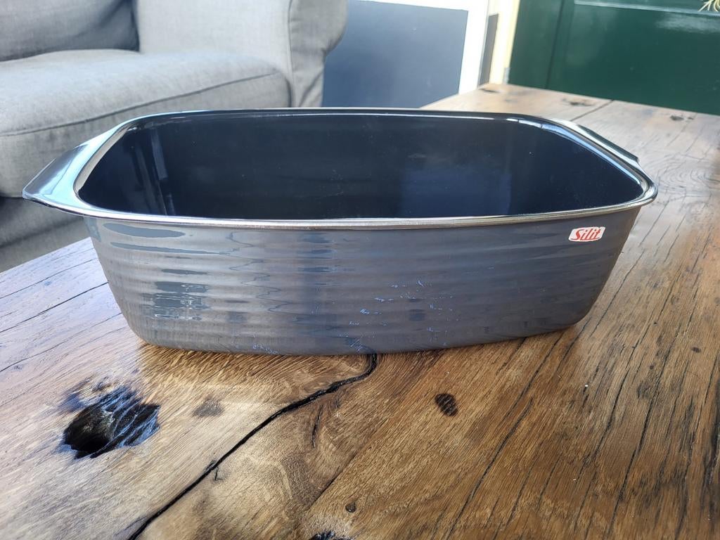 Silit oven schaal grijs, Huis en Inrichting, Keuken | Potten en Pannen, Overige materialen, Silit, Overige typen, Ophalen of Verzenden