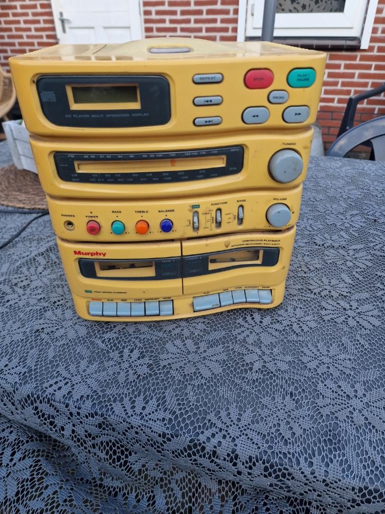 Radio + cassette  werkt nog, Ophalen of Verzenden