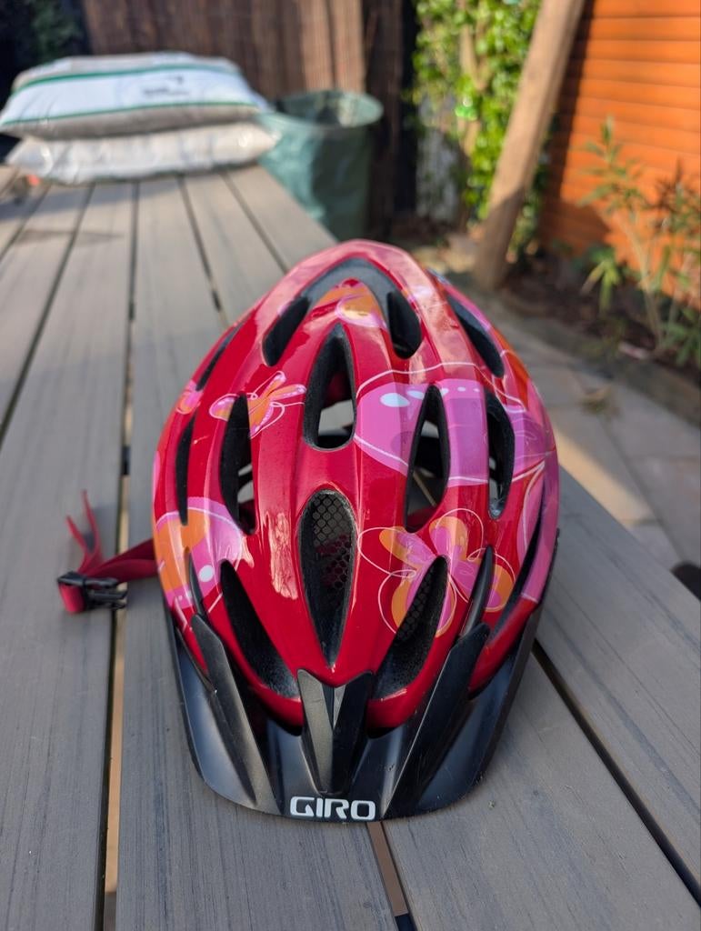 Kleurrijke fietshelm merk Giro 50-57cm, Ophalen of Verzenden, Zo goed als nieuw