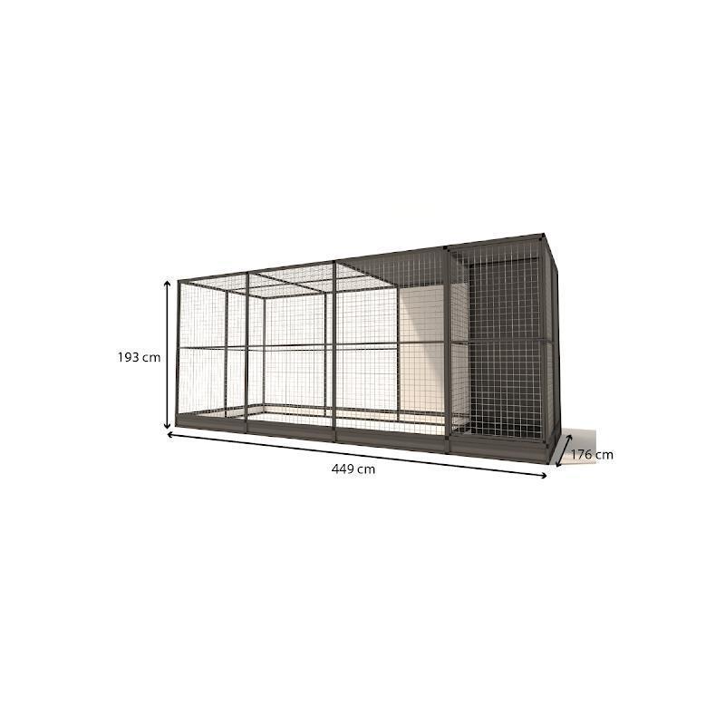 Aluminium Kippenren Evi | Model 2, Ophalen of Verzenden, Nieuw, Kippenhok of Kippenren