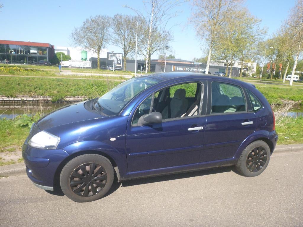 Citroën C3 1.4 I 2004 Blauw, Voorwielaandrijving, Beige, Blauw, Alcantara