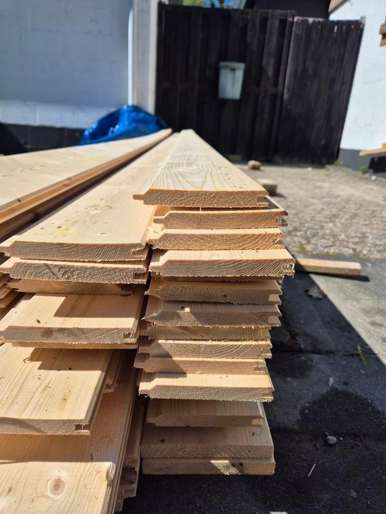 Vellingdelen / Dakbeschot -  47 stuks nieuw, Ophalen, Gebruikt, Minder dan 25 mm, Plank