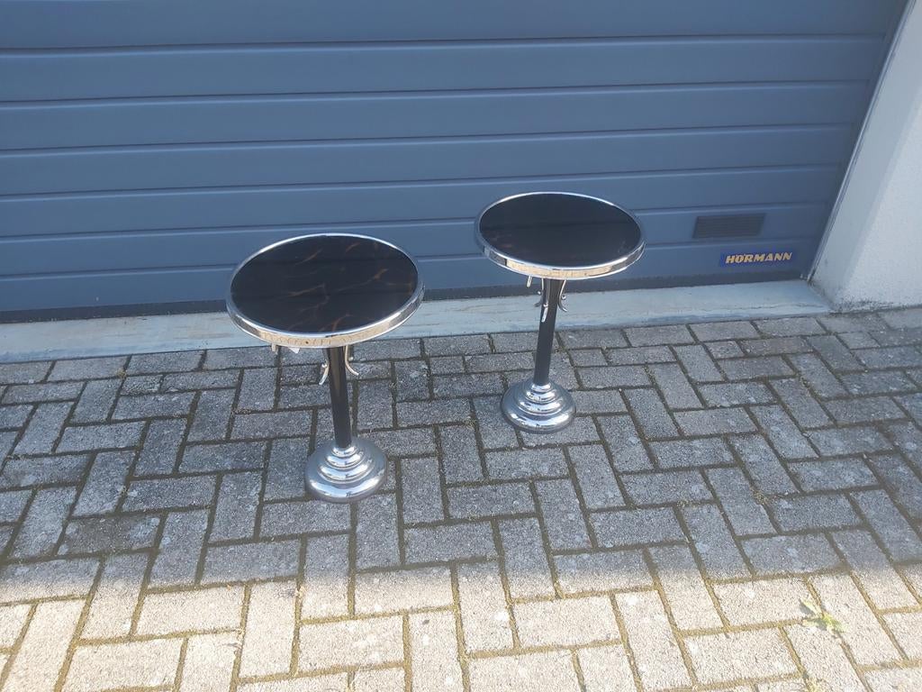 Twee gave antieke art deco tafeltjes in zeer goede staat, Antiek en Kunst, Antiek | Meubels | Tafels, Ophalen of Verzenden